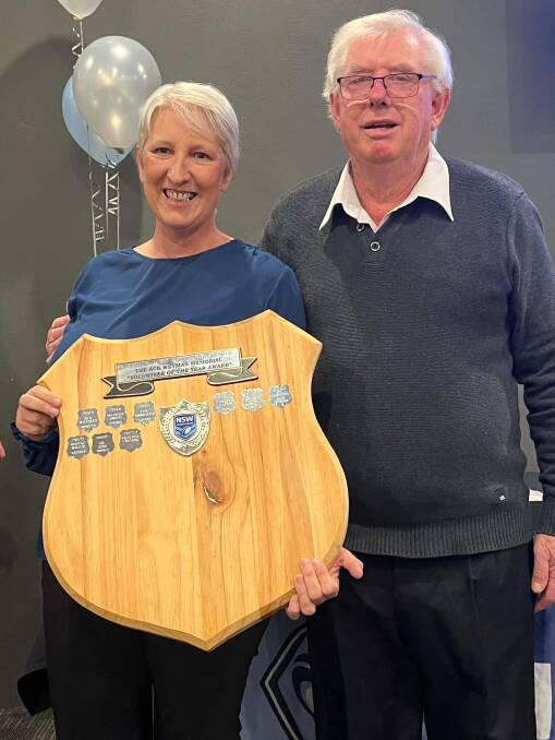 And the 2023 Group 16 volunteer of the year award goes to ... Raelene Cuzner from the Bega Roosters. Picture supplied.