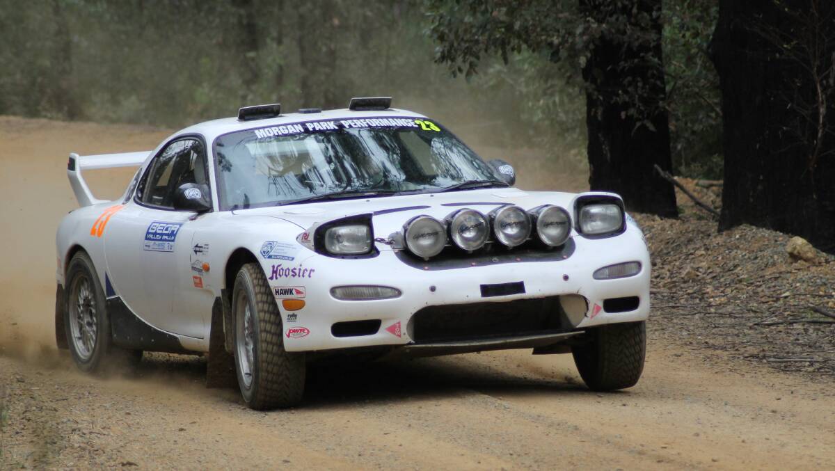 One of the entrants involved in the 2022 Bega Valley Rally at one of the stages south of Eden. Picture by Amandine Ahrens 