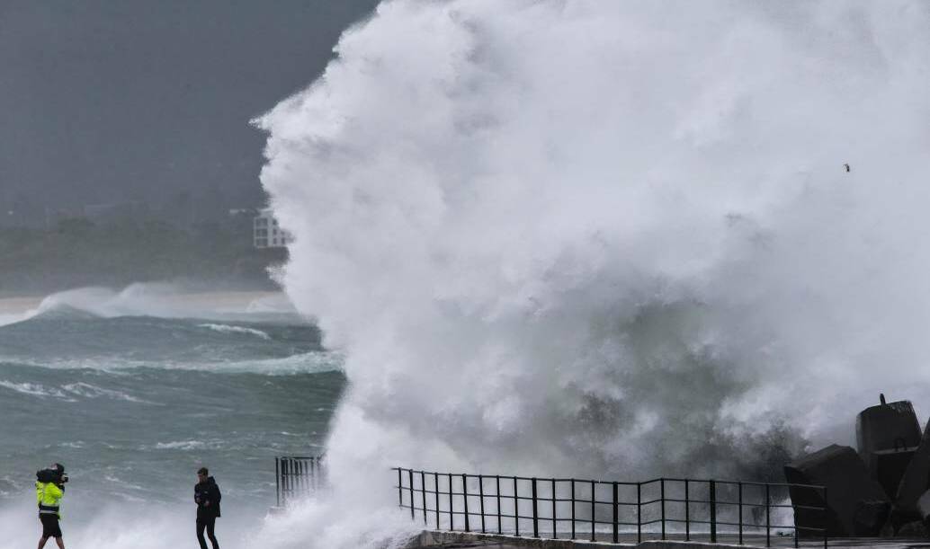HAZARDOUS SURF: The Bureau of Meteorology issued the warning on Monday afternoon, February 7. File image.