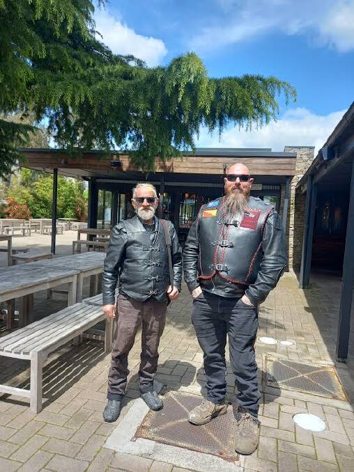 Ted Hopkins (left) and Pedro Keenan (right) are organising the charity ride to Bega. Picture supplied.