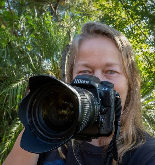 Moruya's Beth Westra in her natural environment: behind the camera. Picture supplied.