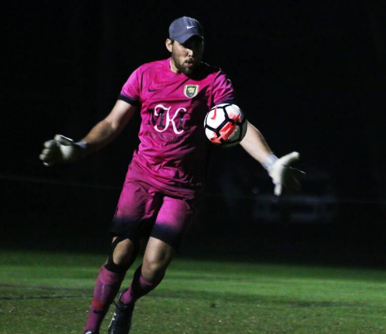 Scott Fagerlund in action goalkeeping. Picture by Team Shot Studios. 
