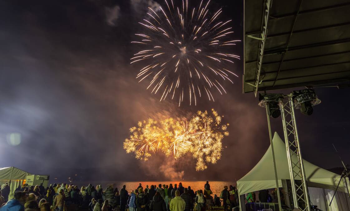 With the best fireworks on the South Coast, Narooma Oyster Festival always draws a large crowd for its display on Friday evening. Picture supplied.