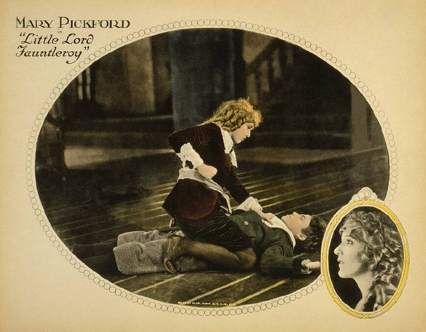 Poster for the film 'ittle Lord Fontleroy'.