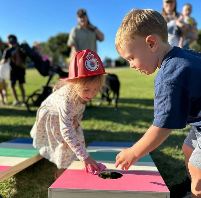 Six 'Playdates with Emergency Services' have given children and families the chance to meet create positive experiences with local emergency responders. Picture via NSW SES Batemans Bay Unit/Facebook
