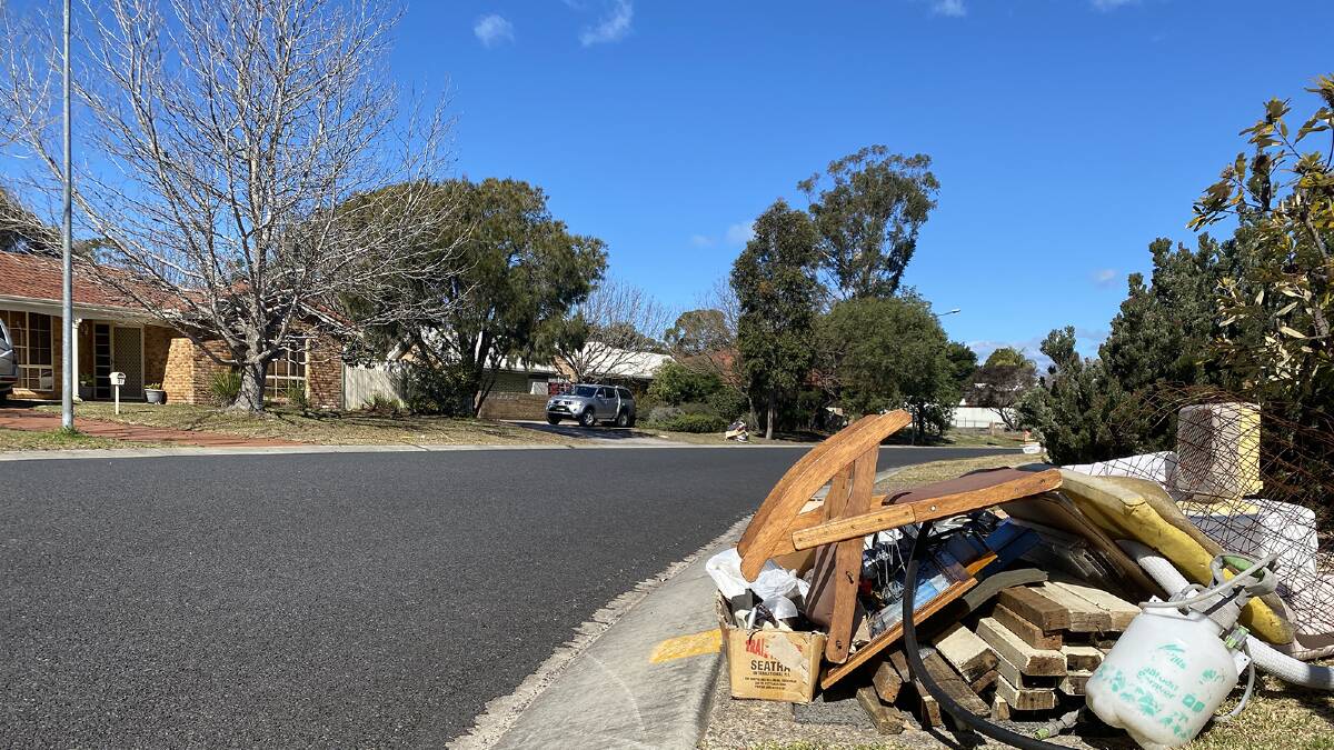 People can dispose of unwanted fridges, microwaves, carpet, garden tools and furniture during the hard waste collection. Picture via Eurobodalla Shire Council