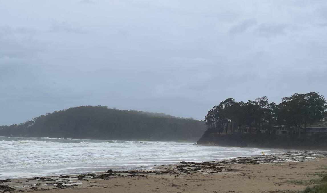 Swells at Surf Beach near Batemans Bay reached almost 4 metres on November 29.