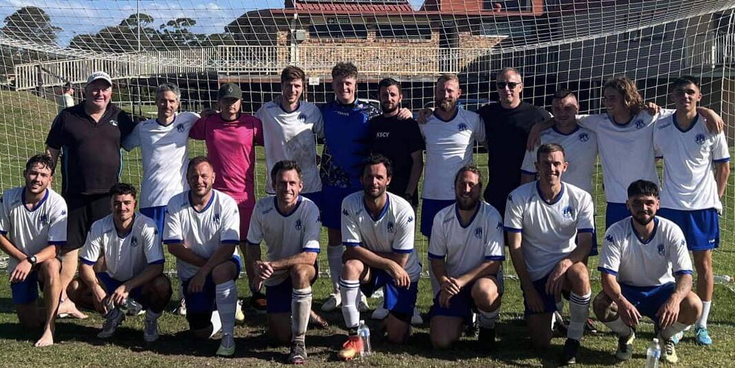The senior men's Eurobodalla representative team rounded out a huge weekend of football and scored the championship title in the Southern Branch Championships on October 21 and 22. Picture via Eurobodalla Football Association/Facebook