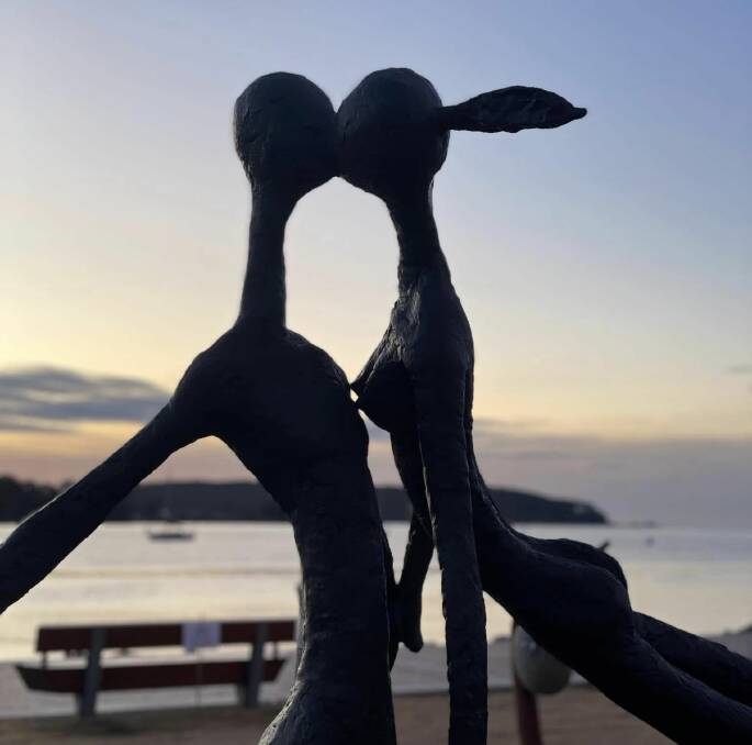 A 2023 Sculpture for Clyde entry on display in Batemans Bay. Picture via Sculpture for Clyde/Facebook