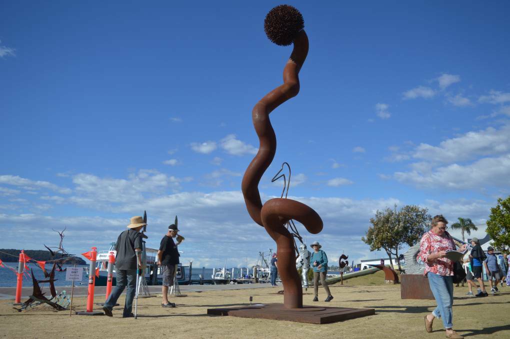 Batemans Bay's Sculpture for Clyde exhibition will offer prize money equal to that of renowned exhibitions like the Archibald Prize in 2024. Picture by Megan McClelland