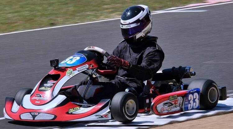 Aidan has taken out the championship title in the karting Southern Star Series. Picture supplied