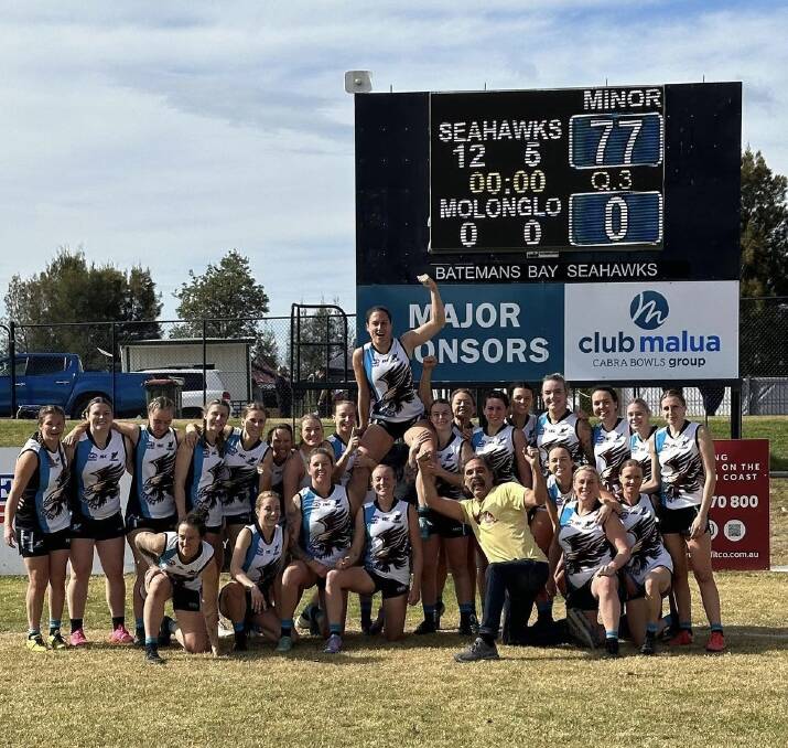 Captain Claudia Ferguson celebrated her 50th game with a solid win against the Molonglo Juggernauts and a minor premiership crown. Picture supplied