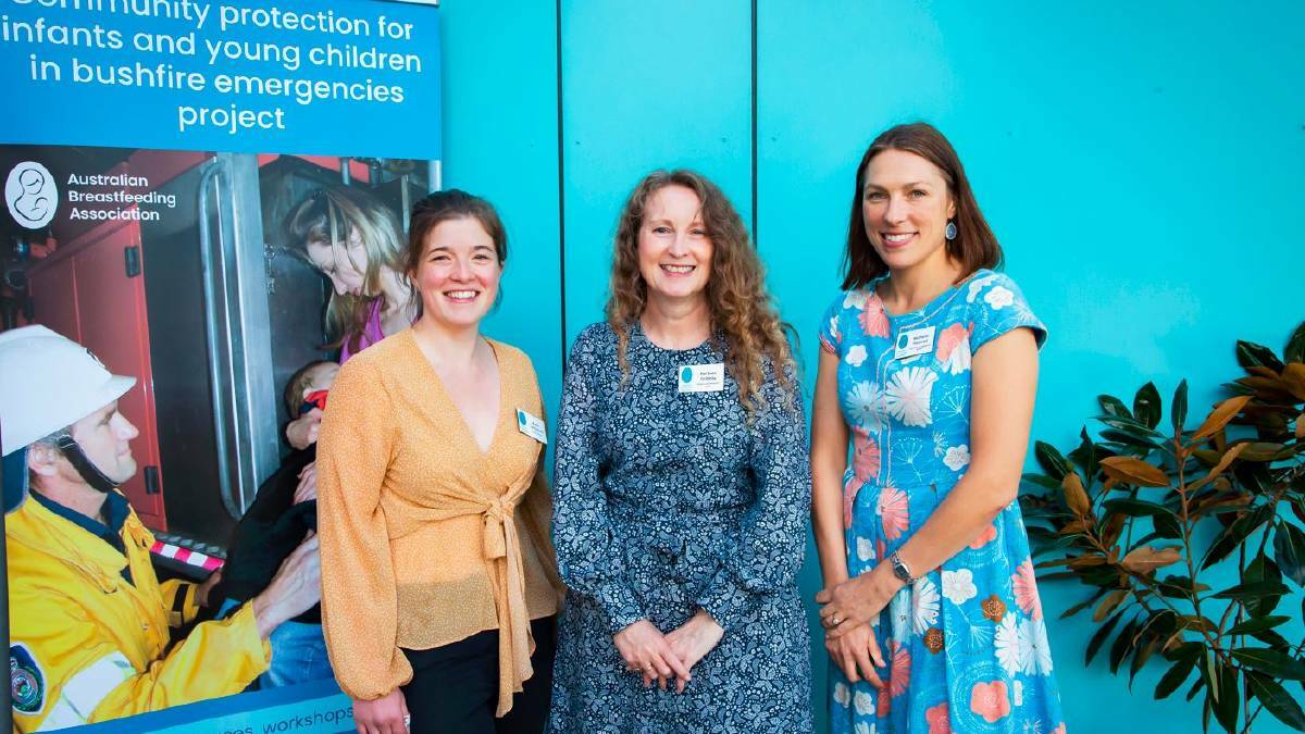 From left: BiBs project officer Kate Turtiainen, project and research lead Karleen Gribble and community engagement officer Dr Michelle Hamrosi. Picture supplied