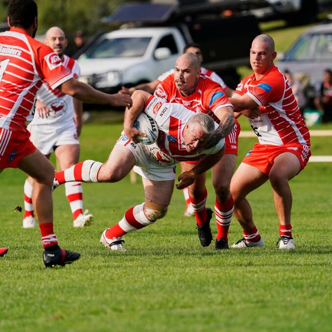 The Narooma Devils, pictured against Eden in Round 1, downed the Bay Tigers in cold and wet conditions on Sunday, May 7. Picture by Razorback Sports Photography