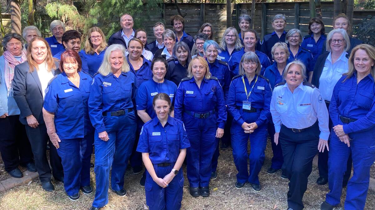 A large group of volunteers attended the Marine Rescue NSW Empowering Womens Conference on the South Coast, which finished on Saturday. Picture supplied.