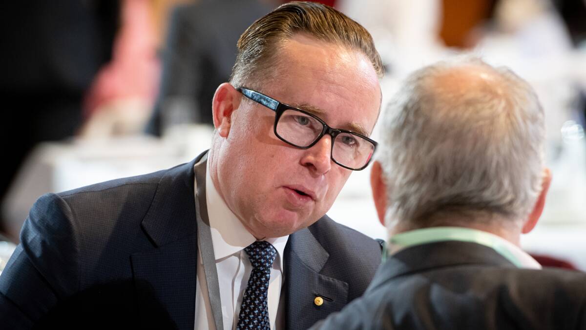 Qantas boss Alan Joyce is leaving the airline two months earlier than planned. Picture by Elesa Kurtz