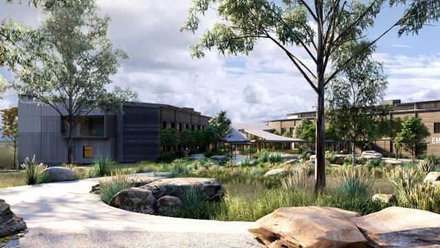 An artist's impression of the new Eurobodalla Regional Hospital. Picture supplied