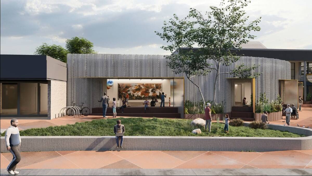 Concept design of what the South East Centre for Contemporary Art will look like once complete next month.