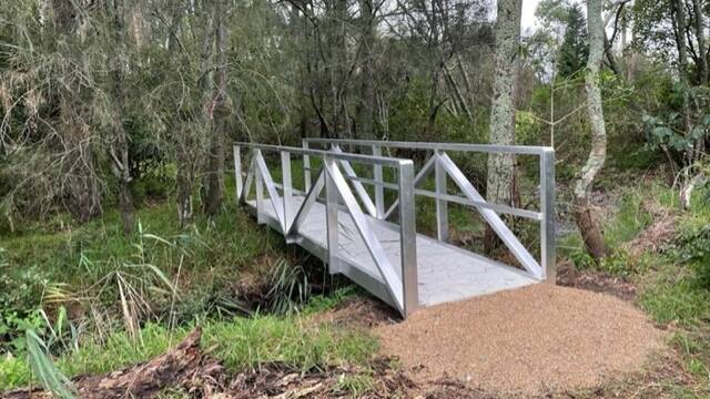 A 'bridge to nowhere' at Newth Place in Surf Beach had residents concerned. Picture supplied