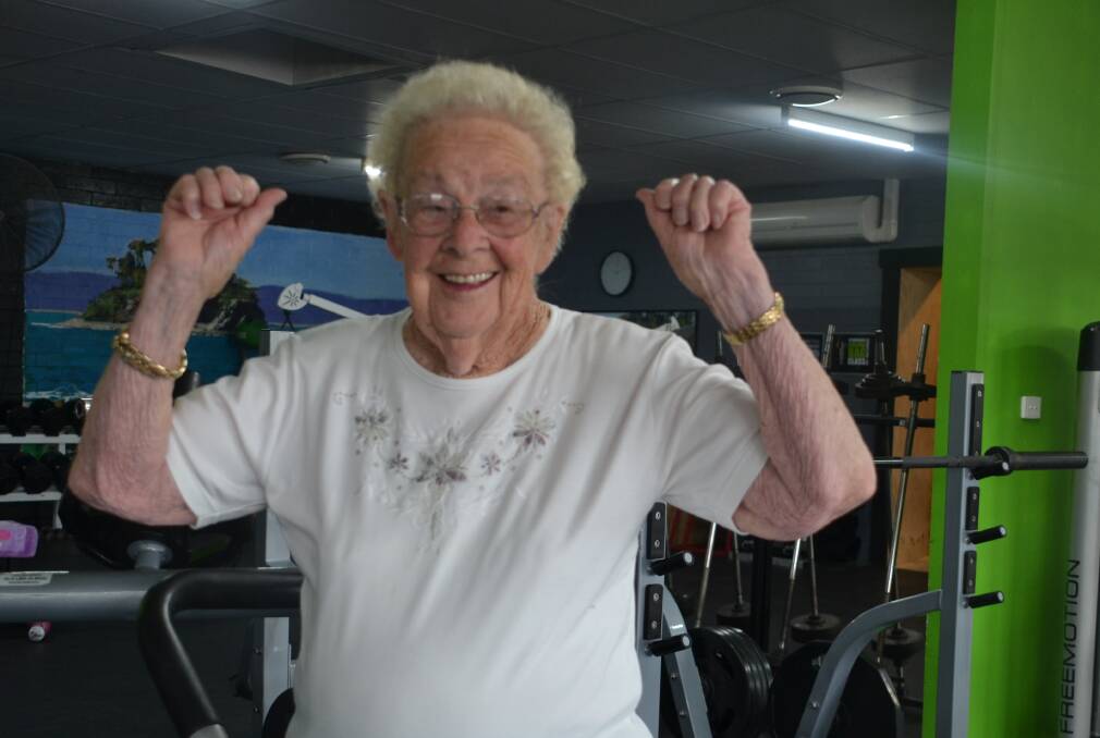 AGE-DEFYING: Batemans Bay's Ilma Sinclair, 94, says she has unlocked the secret to good health by keeping active into her older years.