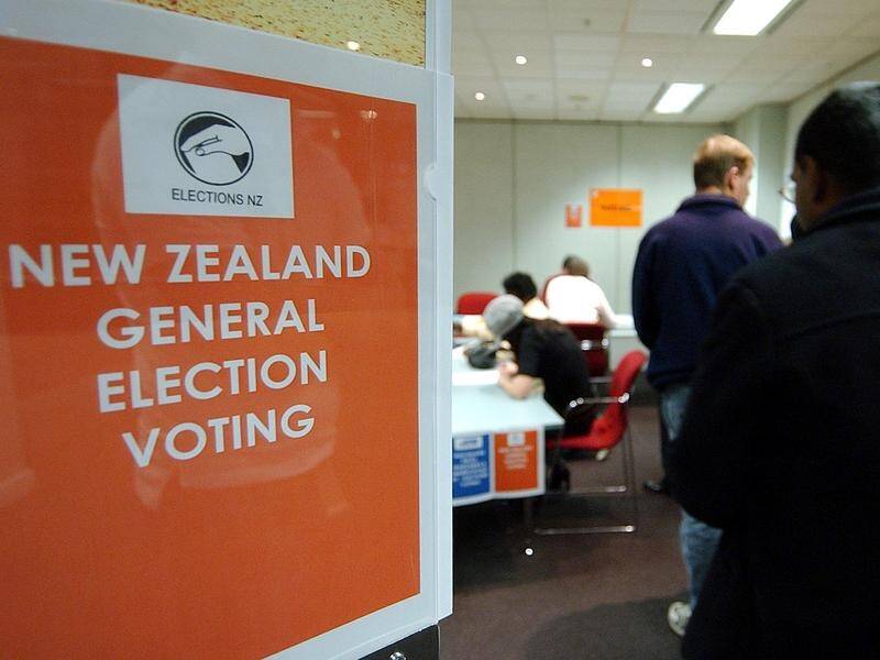 The electoral commission has more than 400 polling places open across New Zealand. (Mick Tsikas/AAP PHOTOS)