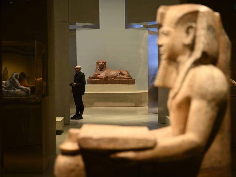 Pharaoh celebrates 3000 years of ancient Egyptian art and culture. (Joel Carrett/AAP PHOTOS)