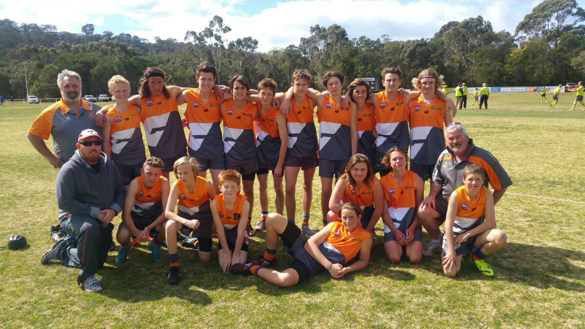 SO CLOSE: The Broulee-Moruya Giants were brave in their preliminary final, but ultimately fell short against the highly fancied Pambula side. Photo: Doug Williams