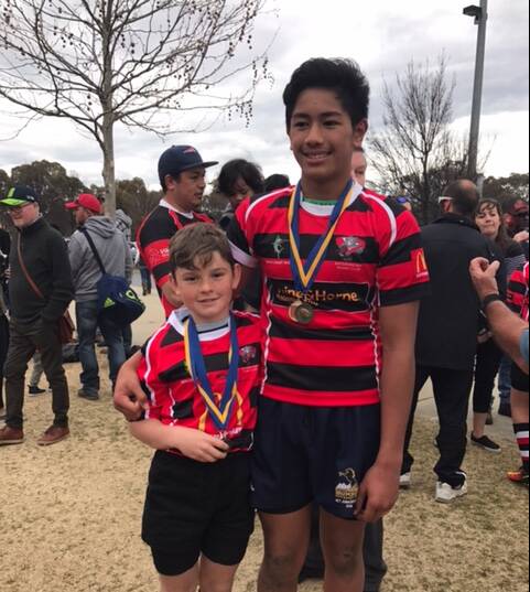 Lachlan Collier (L) and JC Ngairma (R) won player of the match awards for their performances.