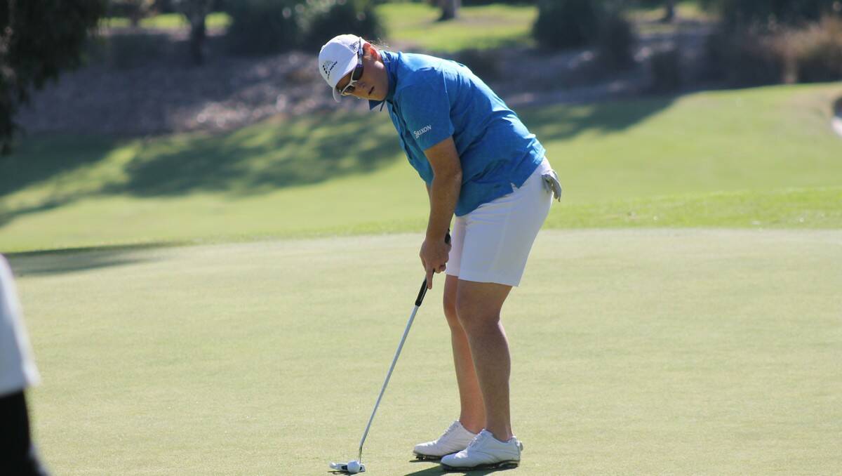 SHORT PUTT: Olivia Wilson will be hoping her putting game is on song at the NSW Women’s Open at Oatlands Golf Club. 